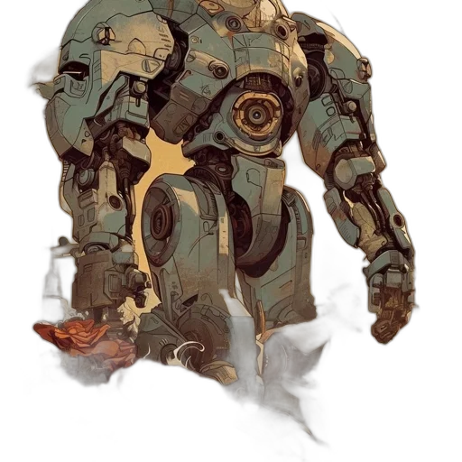 robot, weapon, creature, mask transparent PNG cut-out