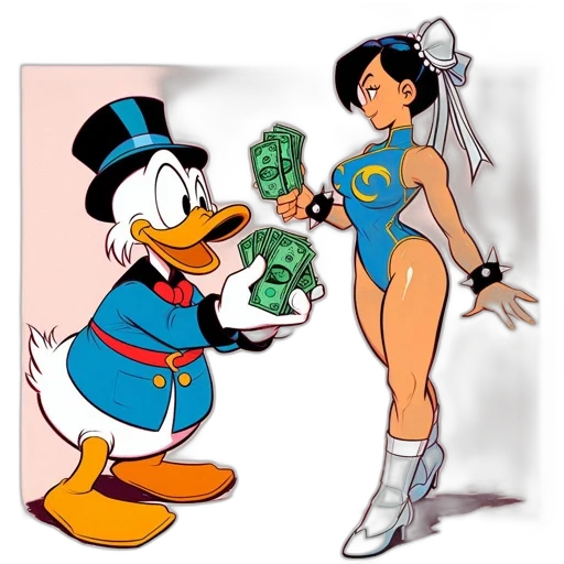 comic book art, cartoon, concept art, underwater transparent PNG cut-out