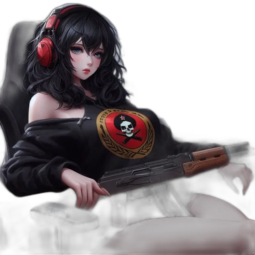 jacket, weapon, fantasy art, concept art transparent PNG cut-out