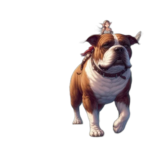 animal, creature, staff, crown transparent PNG cut-out