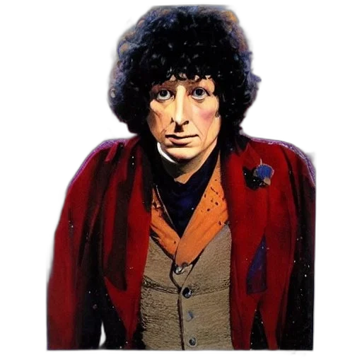 jacket, face, staff, robot transparent PNG cut-out
