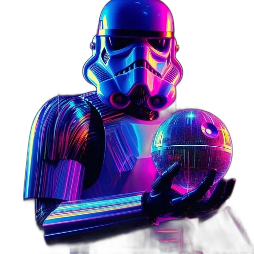 robot, weapon, concept art, pixel art transparent PNG cut-out