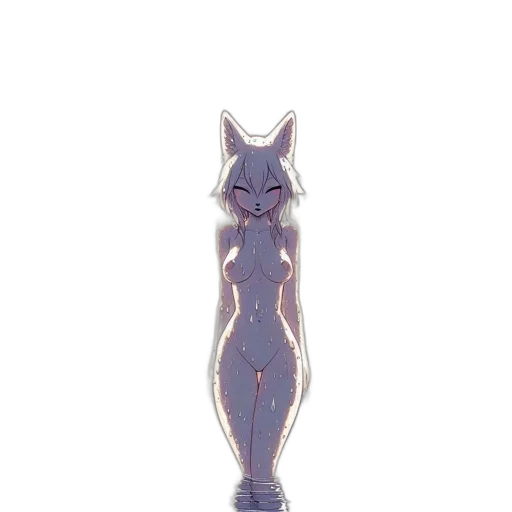 dress, staff, creature, robot transparent PNG cut-out