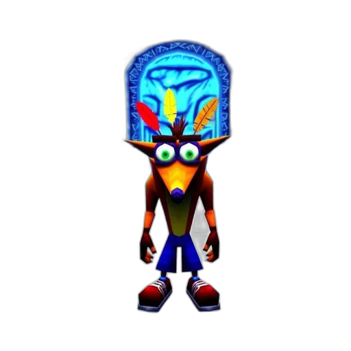 mask, creature, robot, staff transparent PNG cut-out