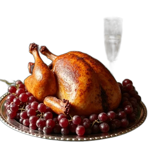 food, animal, crown, photorealistic transparent PNG cut-out