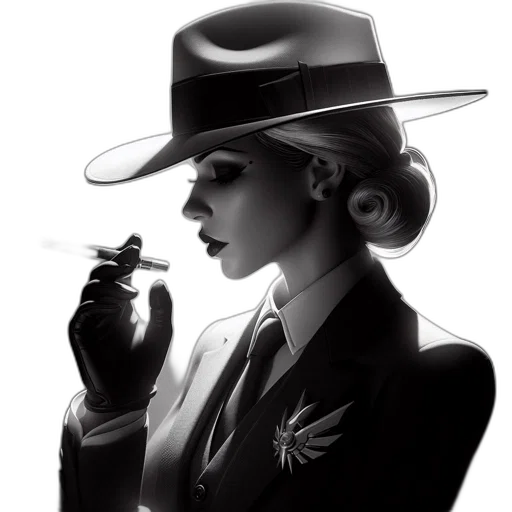 hat, staff, weapon, jacket transparent PNG cut-out