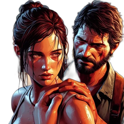 comic book art, concept art, photorealistic, fantasy art transparent PNG cut-out