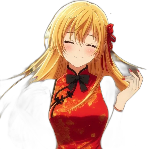 dress, dragon, staff, crown transparent PNG cut-out