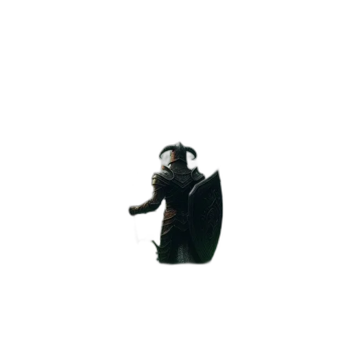 mask, dragon, staff, creature transparent PNG cut-out