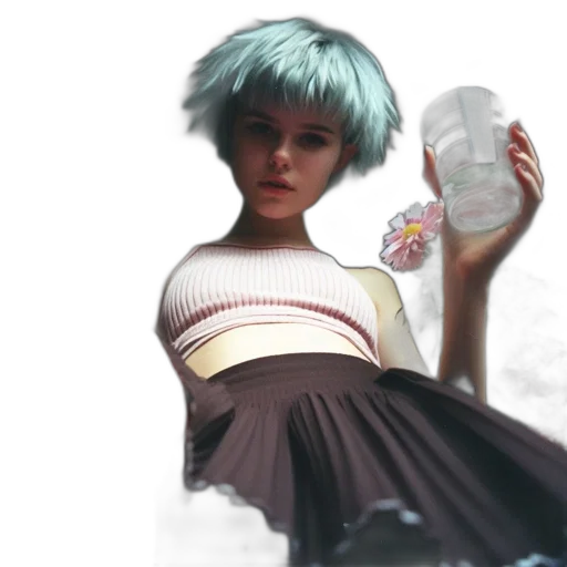 dress, bottle, shoes, creature transparent PNG cut-out