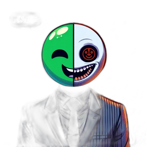 mask, face, jacket, creature transparent PNG cut-out