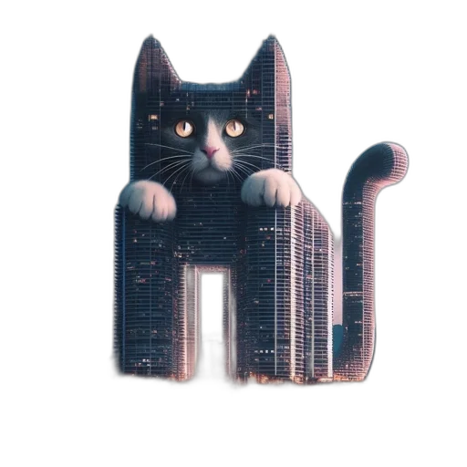 animal, robot, creature, pixel art transparent PNG cut-out
