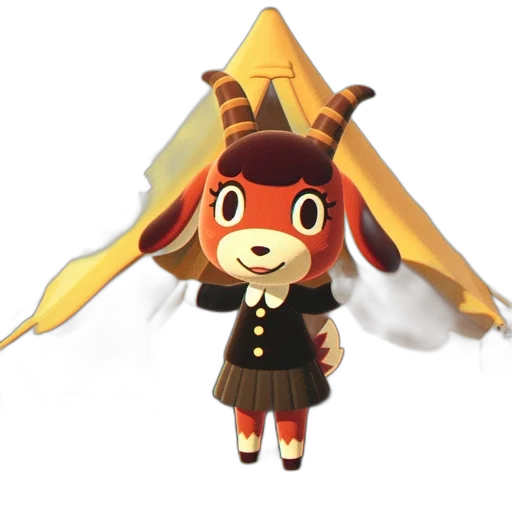 staff, hat, animal, creature transparent PNG cut-out