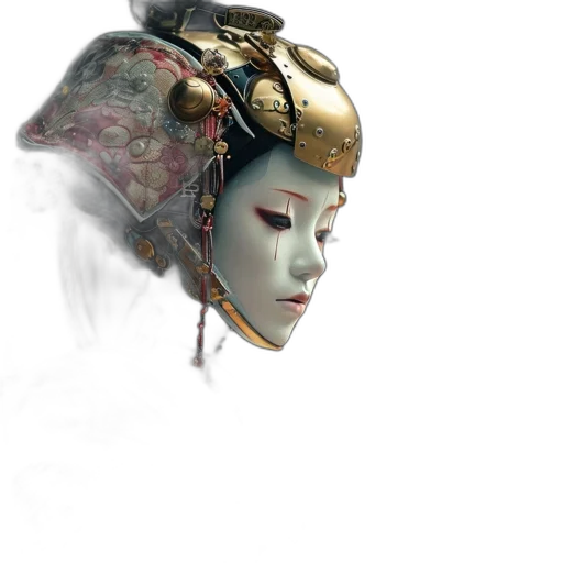 mask, robot, face, crown transparent PNG cut-out