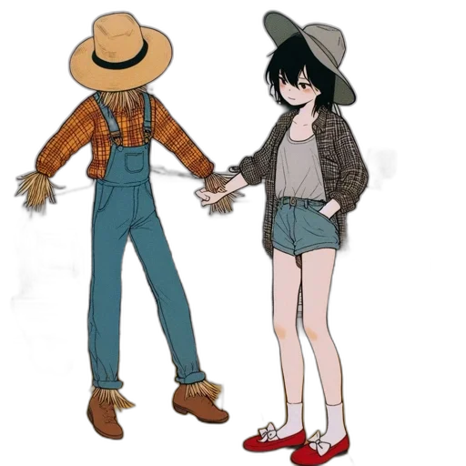 hat, jacket, robot, cartoon transparent PNG cut-out