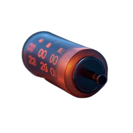 weapon, 3d render, capacitor, circuit transparent PNG cut-out