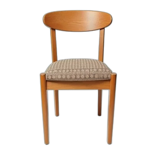 furniture, 3d render, wooden, chair transparent PNG cut-out