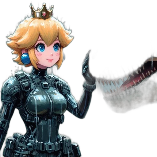 weapon, dragon, crown, creature transparent PNG cut-out
