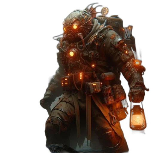 staff, weapon, mask, robot transparent PNG cut-out