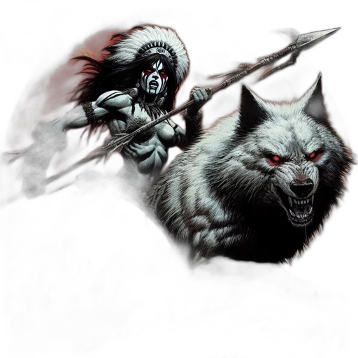 fantasy art, concept art, comic book art, pixel art transparent PNG cut-out