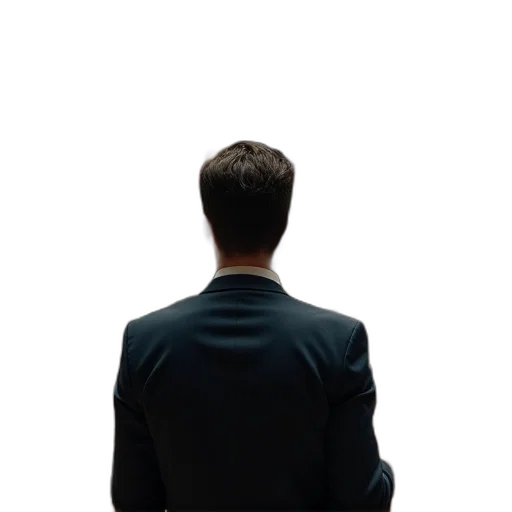 jacket, staff, face, robot transparent PNG cut-out