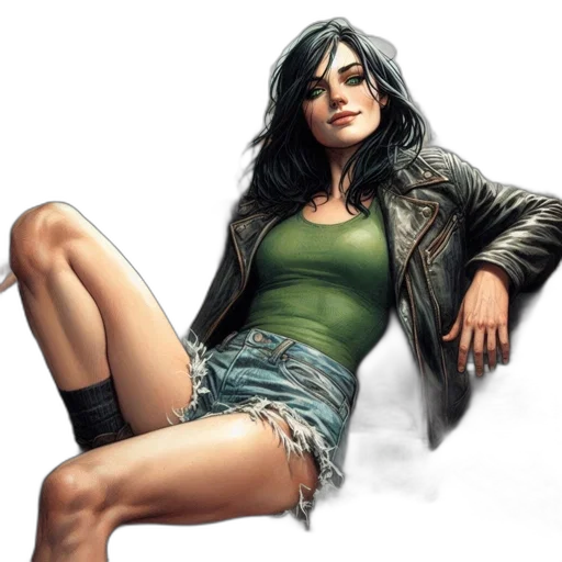 jacket, comic book art, concept art, photorealistic transparent PNG cut-out
