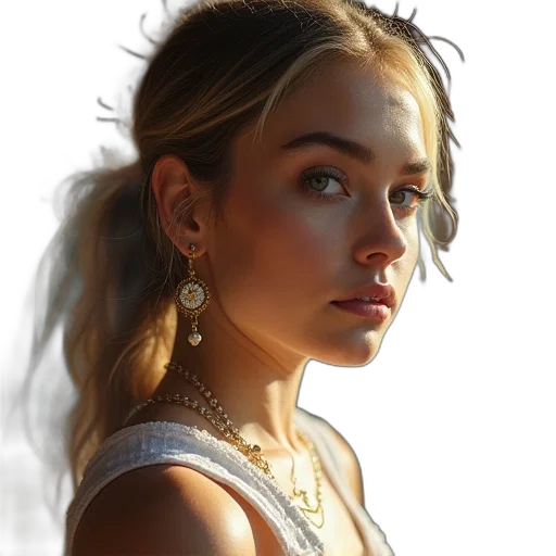 jewelry, crown, face, dress transparent PNG cut-out