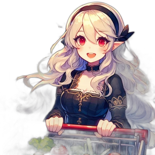 staff, crown, dress, dragon transparent PNG cut-out
