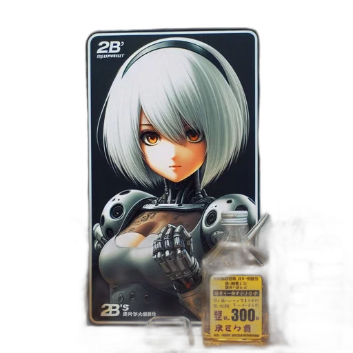 robot, concept art, 3d render, cyberpunk transparent PNG cut-out