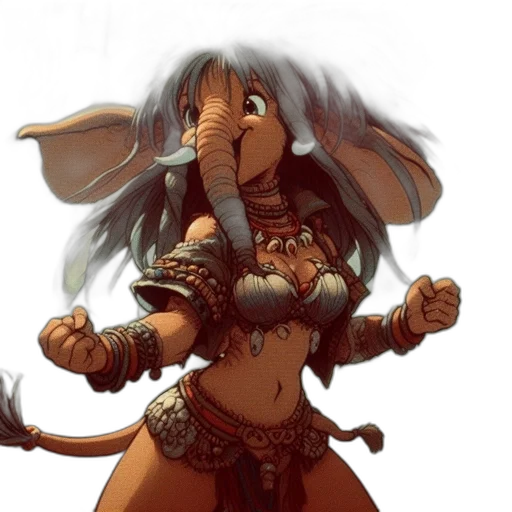 fantasy art, concept art, comic book art, anime transparent PNG cut-out