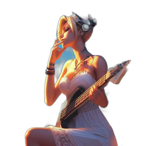 dress, jewelry, concept art, fantasy art transparent PNG cut-out
