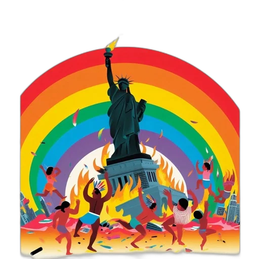 umbrella, concept art, statue, liberty transparent PNG cut-out