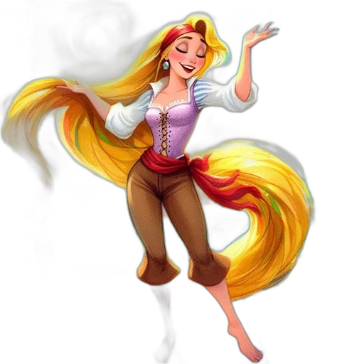 staff, hair, fantasy art, concept art transparent PNG cut-out