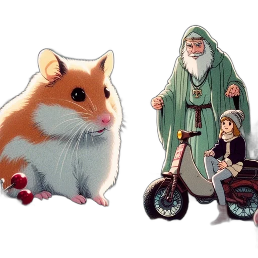 concept art, fantasy art, pixel art, comic book art transparent PNG cut-out