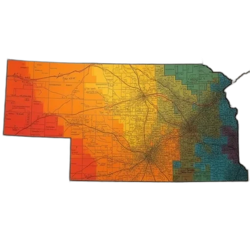 map, king, county, nebraska transparent PNG cut-out
