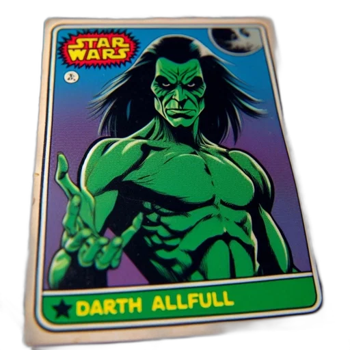 staff, comic book art, card, featuring transparent PNG cut-out