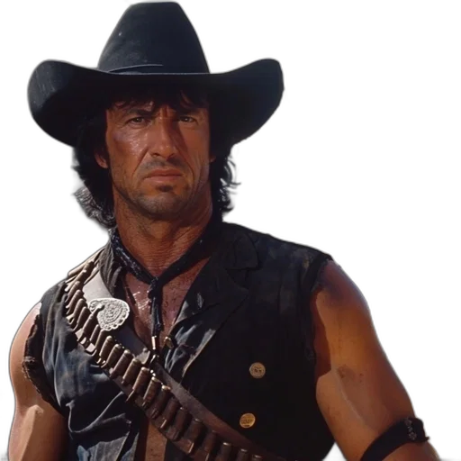 hat, weapon, photorealistic, man transparent PNG cut-out