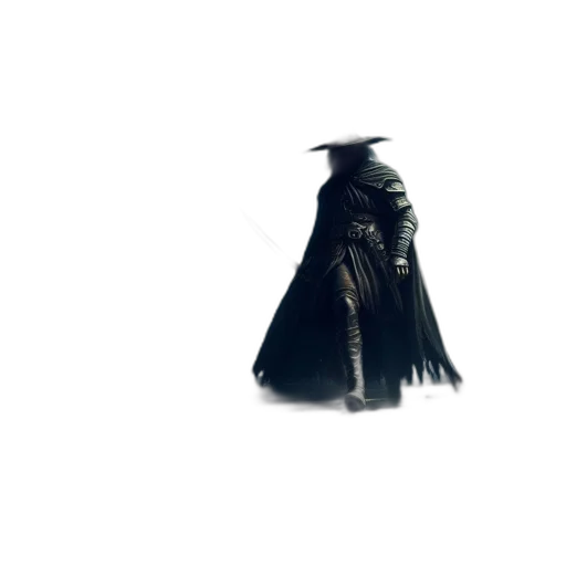 mask, jacket, umbrella, staff transparent PNG cut-out