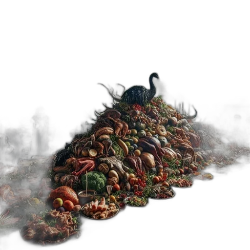 food, dragon, creature, weapon transparent PNG cut-out