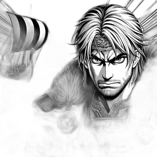 sword, weapon, face, comic book art transparent PNG cut-out