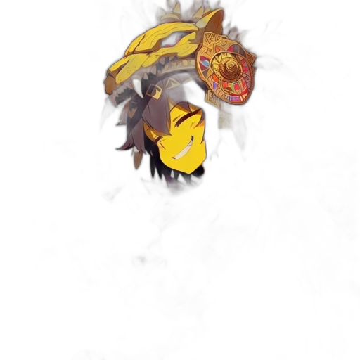 mask, crown, hat, weapon transparent PNG cut-out
