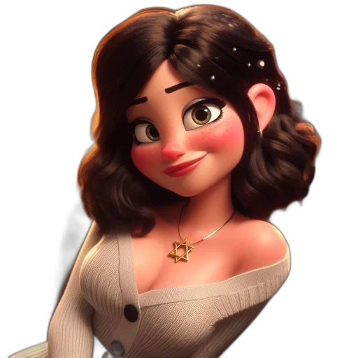 dress, jewelry, crown, staff transparent PNG cut-out