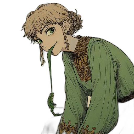 staff, weapon, mask, dress transparent PNG cut-out