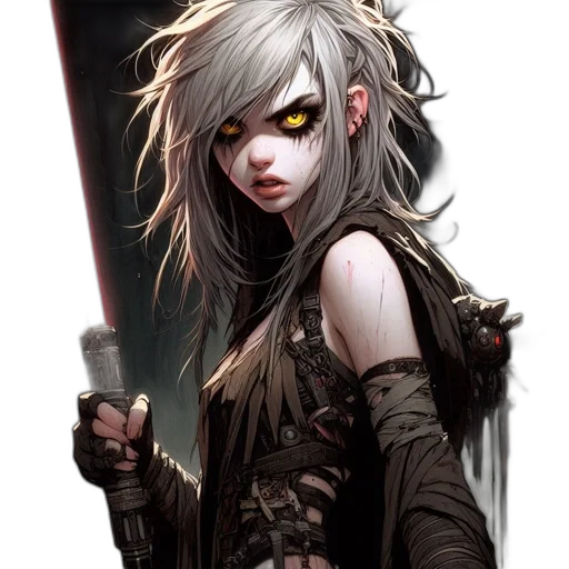 weapon, staff, sword, fantasy art transparent PNG cut-out