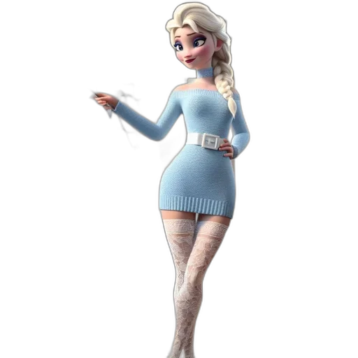 dress, staff, robot, concept art transparent PNG cut-out