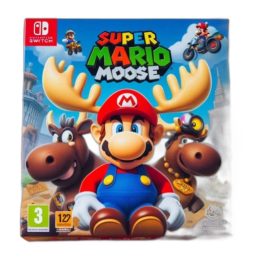 3d render, concept art, nintendo, switch transparent PNG cut-out