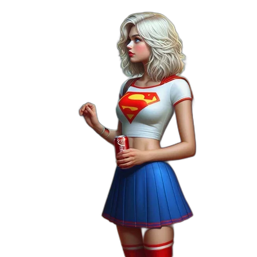 dress, comic book art, concept art, pixel art transparent PNG cut-out