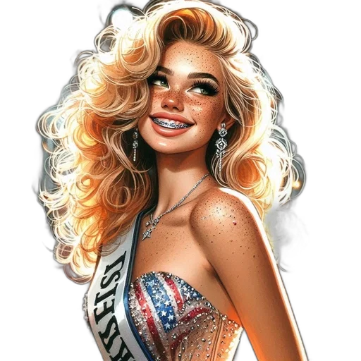 crown, hair, photorealistic, cartoon transparent PNG cut-out