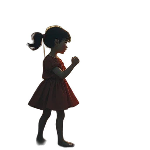 dress, robot, weapon, staff transparent PNG cut-out