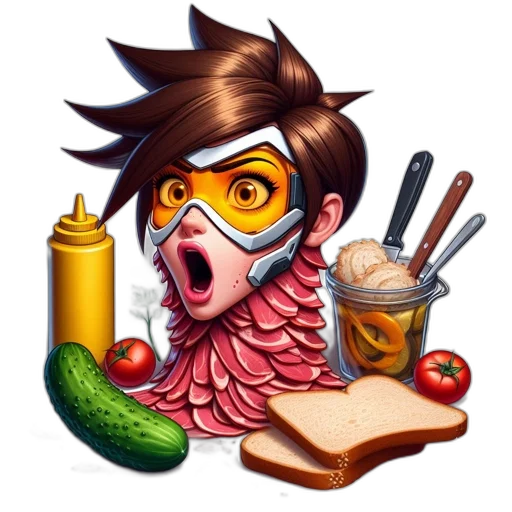 food, face, mask, pixel art transparent PNG cut-out